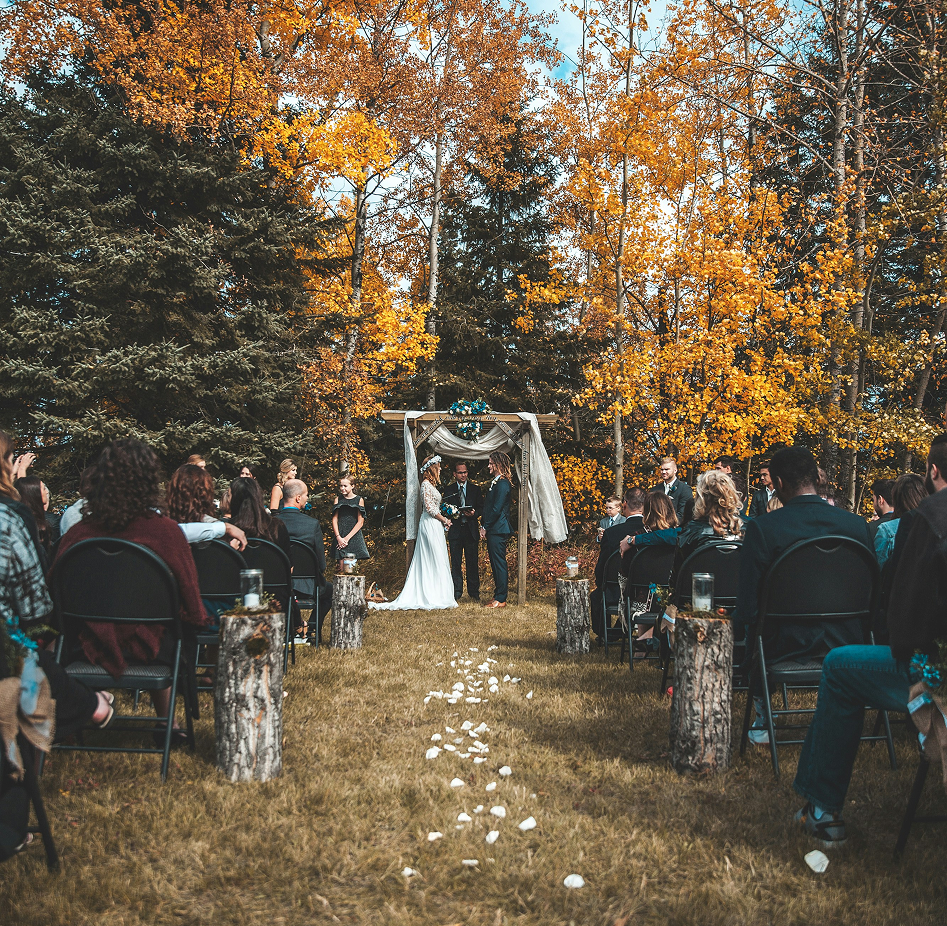 a garden wedding